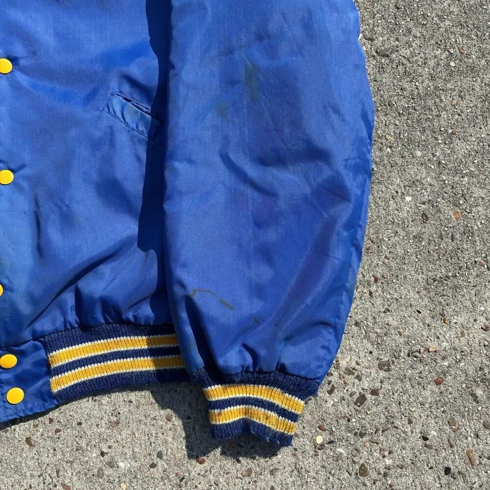 Vintage 1960s Butwin Faribault Boksprings Rugby Club Bomber Varsity Jacket Large